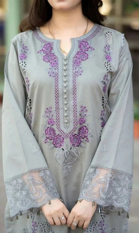 MUSHQ - 3Pcs Embroidered Summer Lawn Collection ARC-1047
