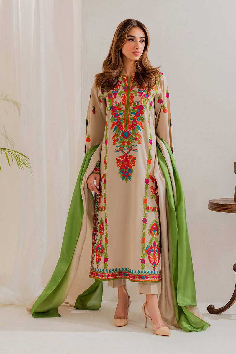 TAWAKAL - 3Pcs Embroidered Summer Lawn Collection ARC-1069
