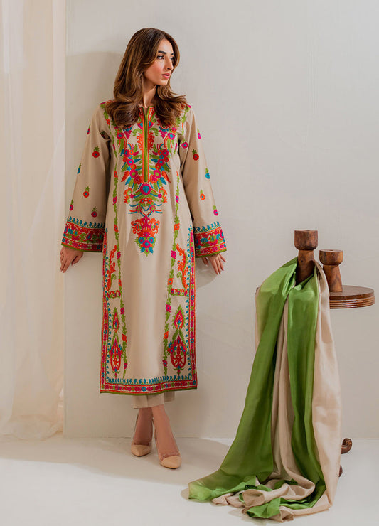 TAWAKAL - 3Pcs Embroidered Summer Lawn Collection ARC-1069