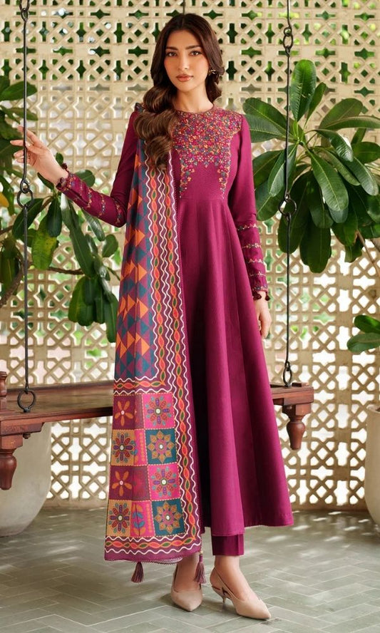 JAZMINE - 3Pcs Embroidered Summer Lawn Collection ARC-1022