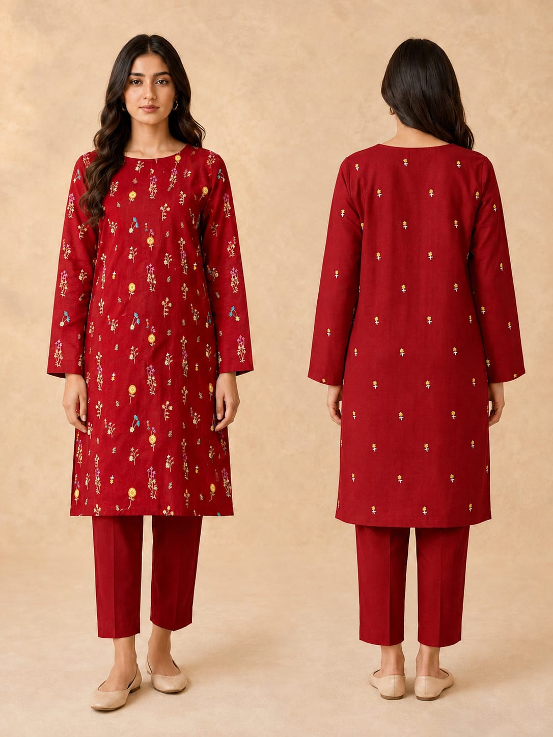 MARIA B- 2 - Pcs Embroidered Summer Lawn Collection ARC-1084-2pc