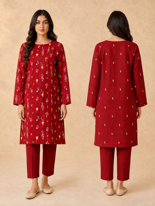 MARIA B- 2 - Pcs Embroidered Summer Lawn Collection ARC-1084-2pc