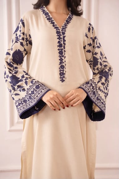 SHANAYA - Silk Unstitched Collection - 2-PC Kaftan Style - ARC-1096-2pc