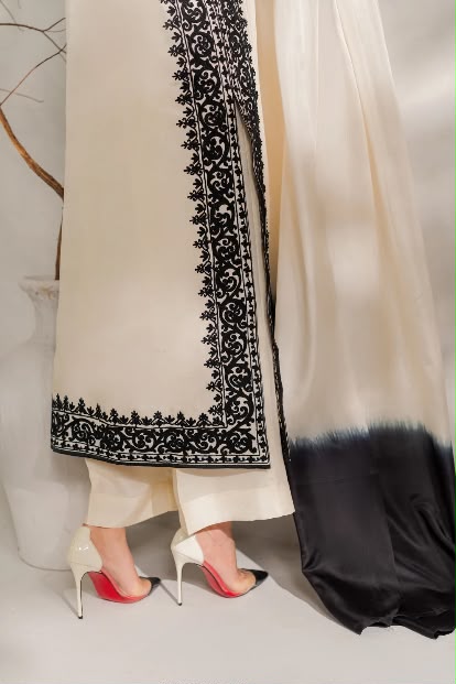 Nooriya - Silk Unstitched Collection - 2-PC Kaftan Style - ARC-1098-2pc