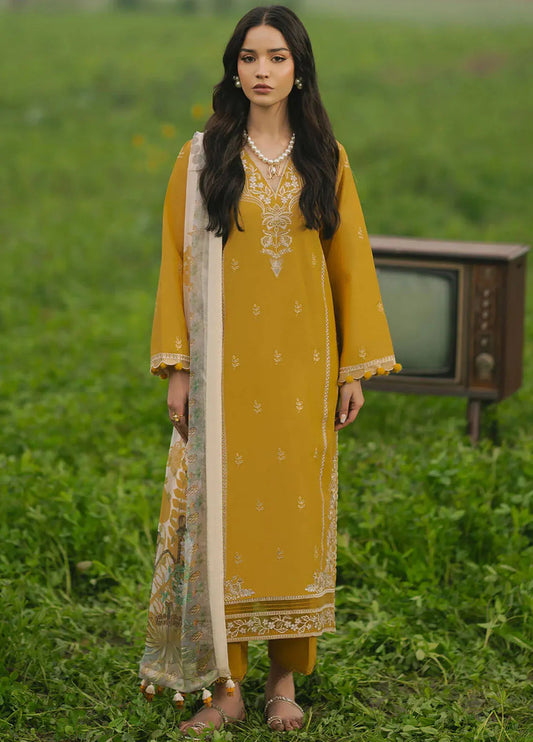 IZEL - 3Pcs Embroidered Summer Lawn Collection ARC-1018