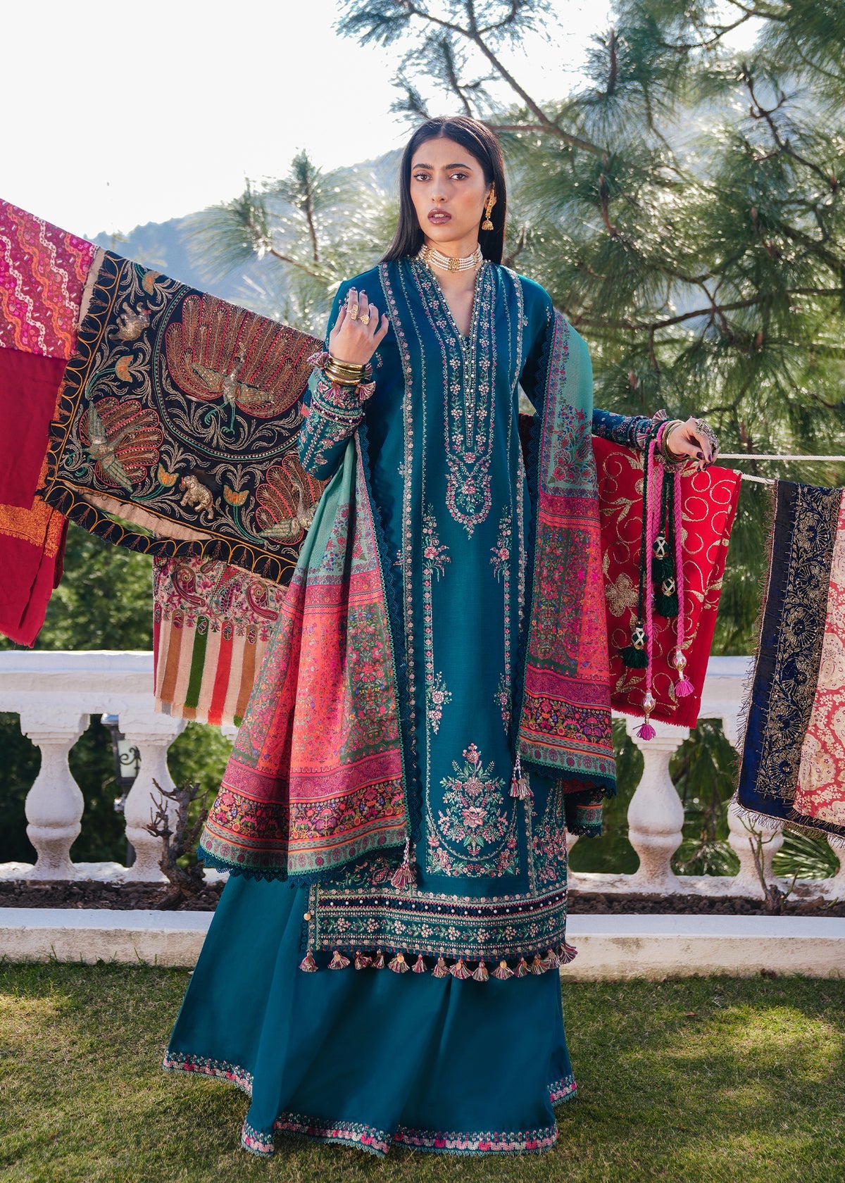 Hussain Rehar 3Pcs Embroidered Summer Lawn Collection ARC-1049-N