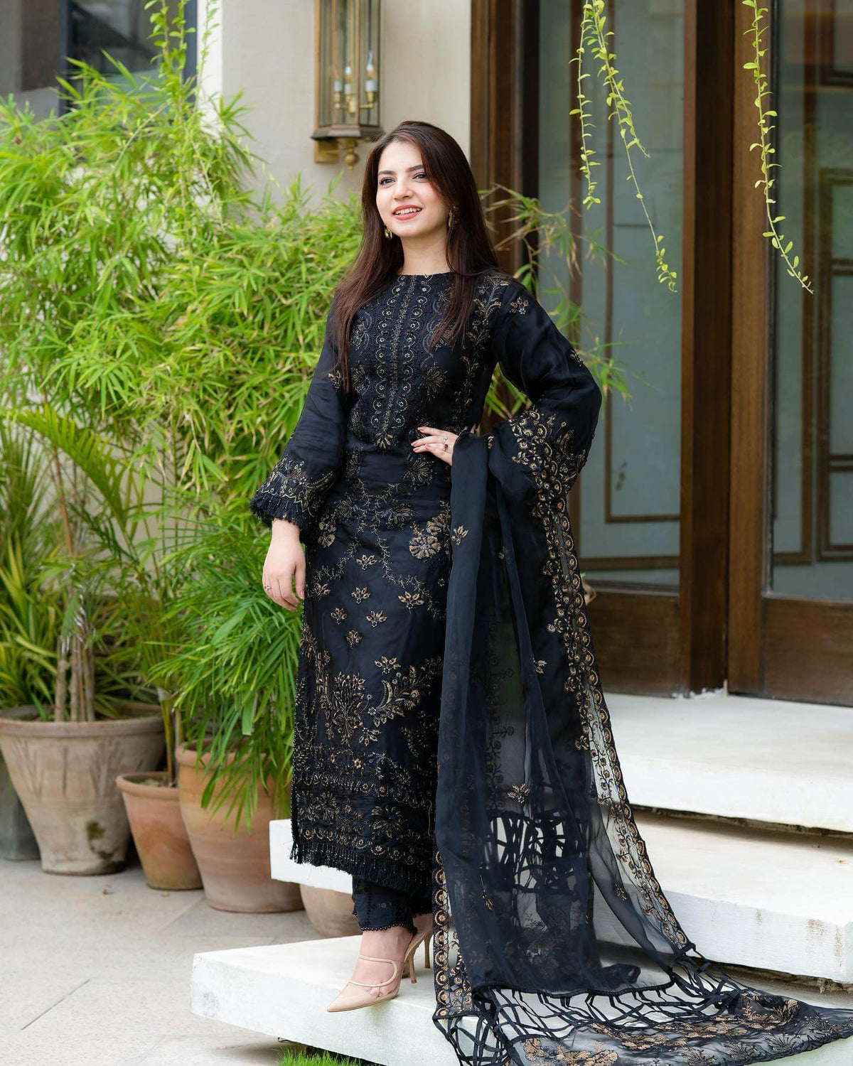 NISA 3Pcs Embroidered Summer Lawn Collection ARC-1003