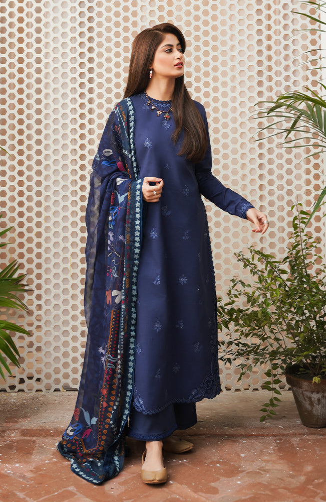 SERAN 3Pcs Embroidered Summer Lawn Collection  ARC-1005