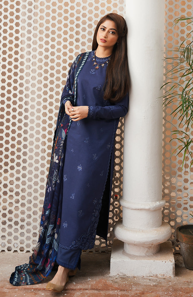 SERAN 3Pcs Embroidered Summer Lawn Collection  ARC-1005