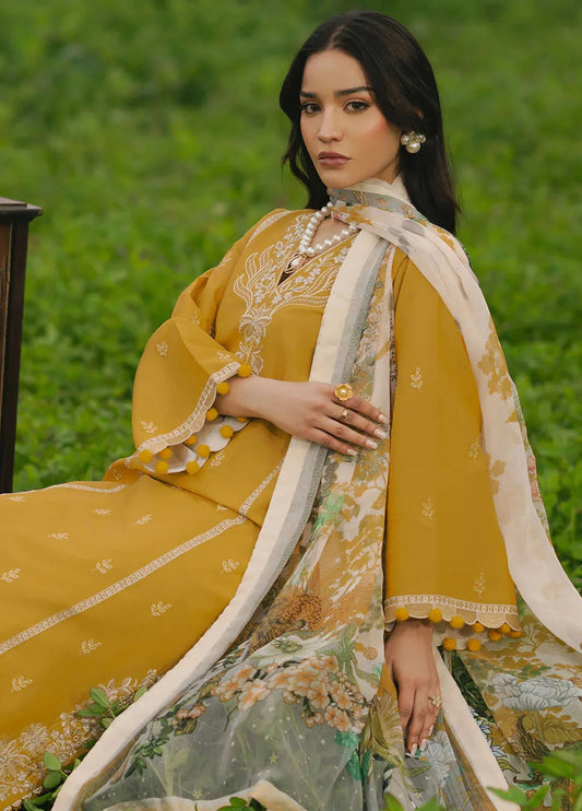 IZEL - 3Pcs Embroidered Summer Lawn Collection ARC-1018