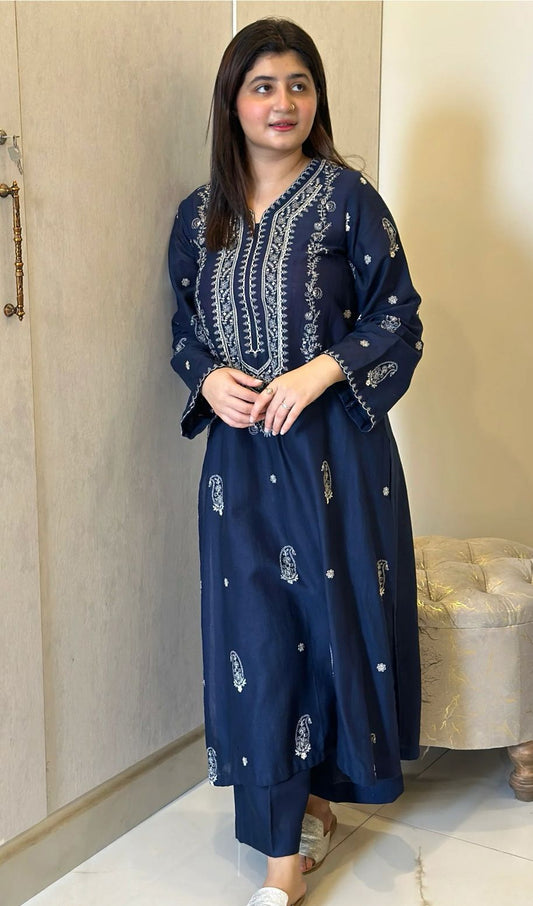 Umzay 3Pcs Embroidered Summer Lawn Collection ARC-1039