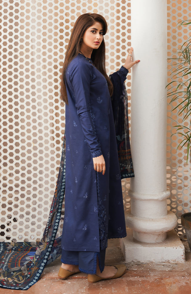 SERAN 3Pcs Embroidered Summer Lawn Collection  ARC-1005