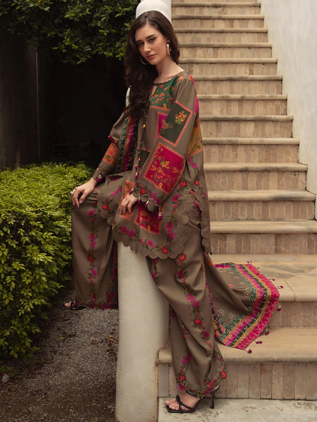 CHARIZMA 3Pcs Embroidered Summer Lawn Collection ARC-1057
