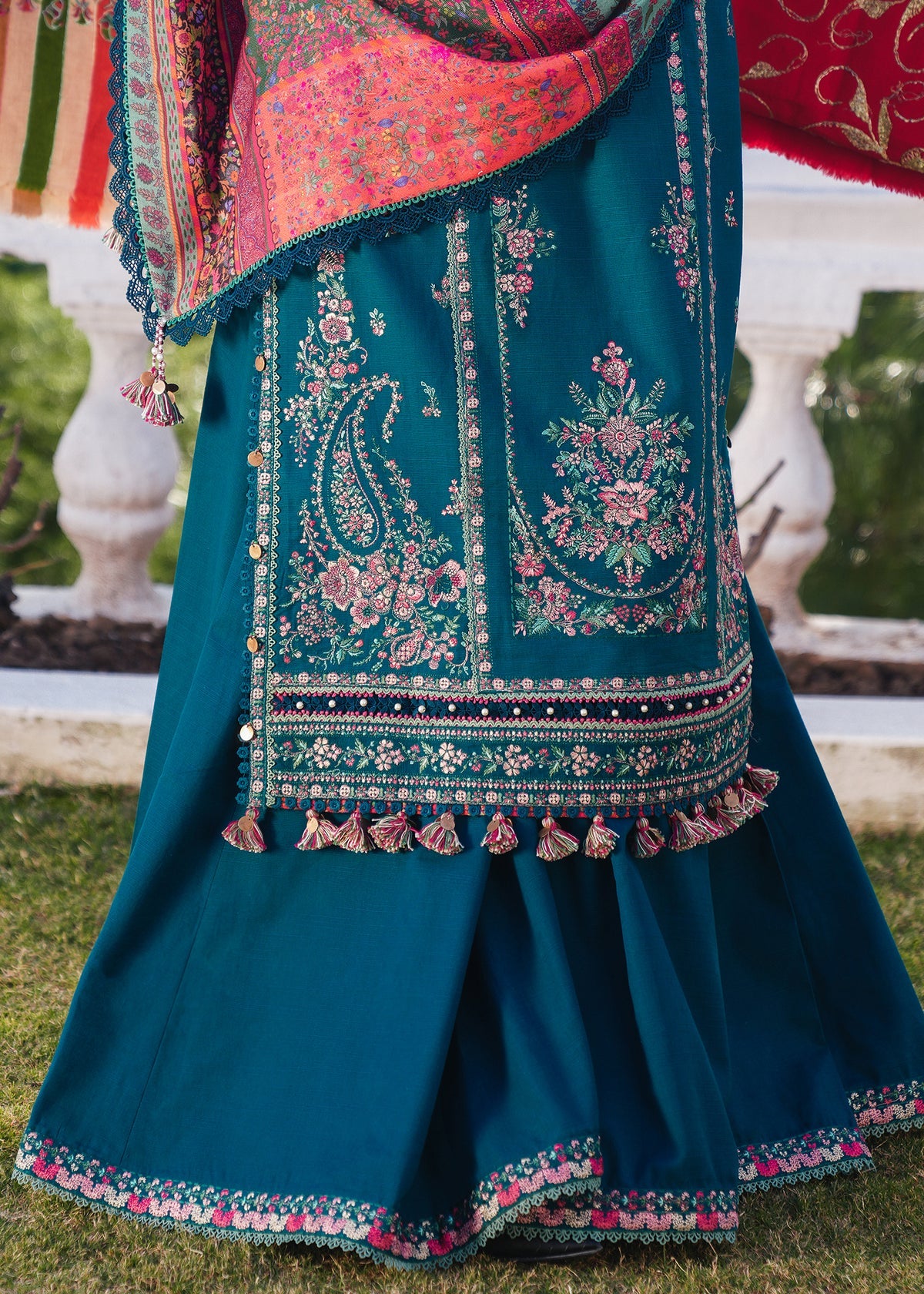 Hussain Rehar 3Pcs Embroidered Summer Lawn Collection ARC-1049-N