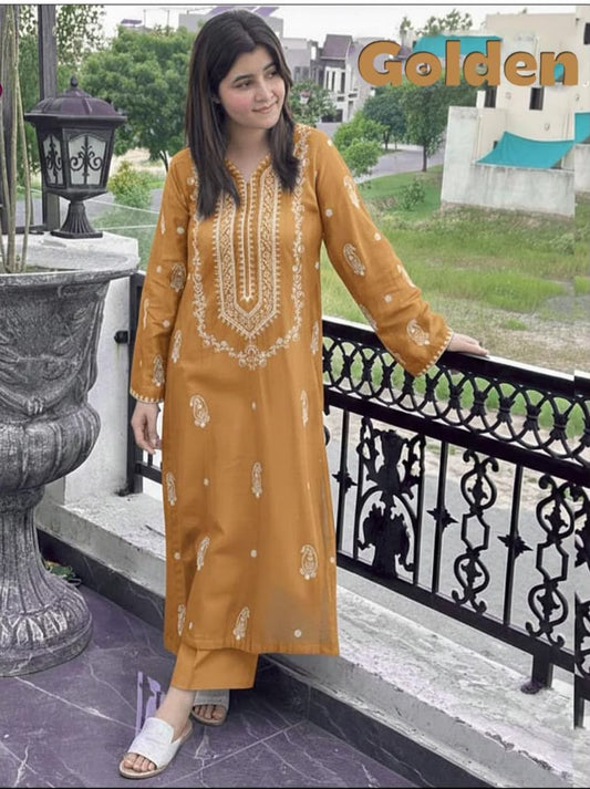 Umzay 3Pcs Embroidered Summer Lawn Collection ARC-1039