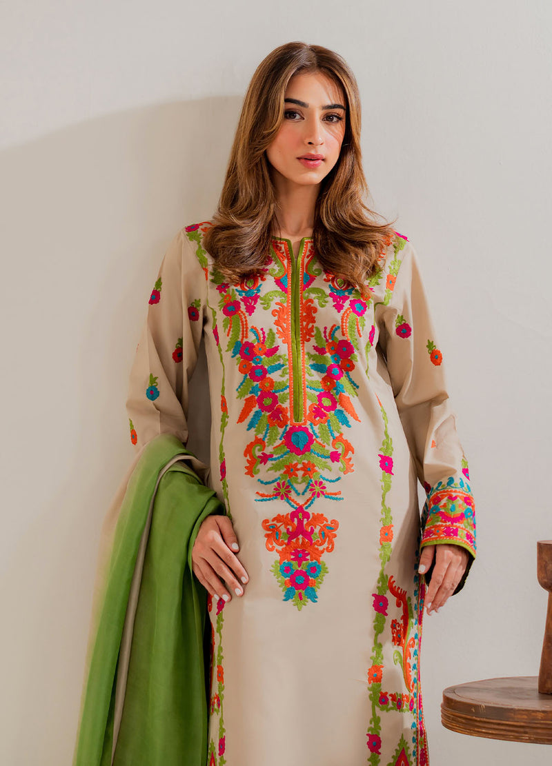 TAWAKAL - 3Pcs Embroidered Summer Lawn Collection  ARC-1069