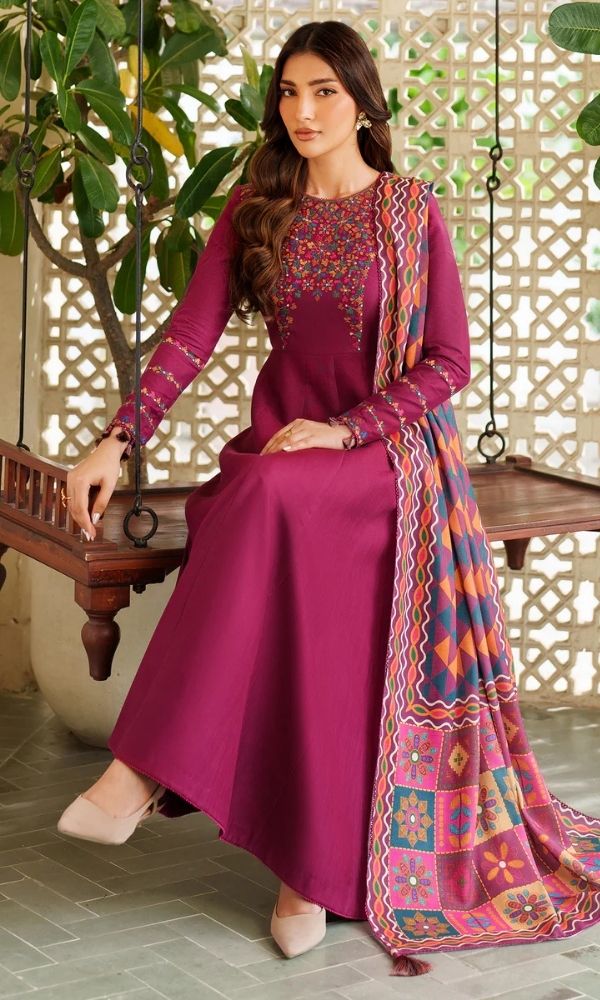 JAZMINE - 3Pcs Embroidered Summer Lawn Collection  ARC-1022