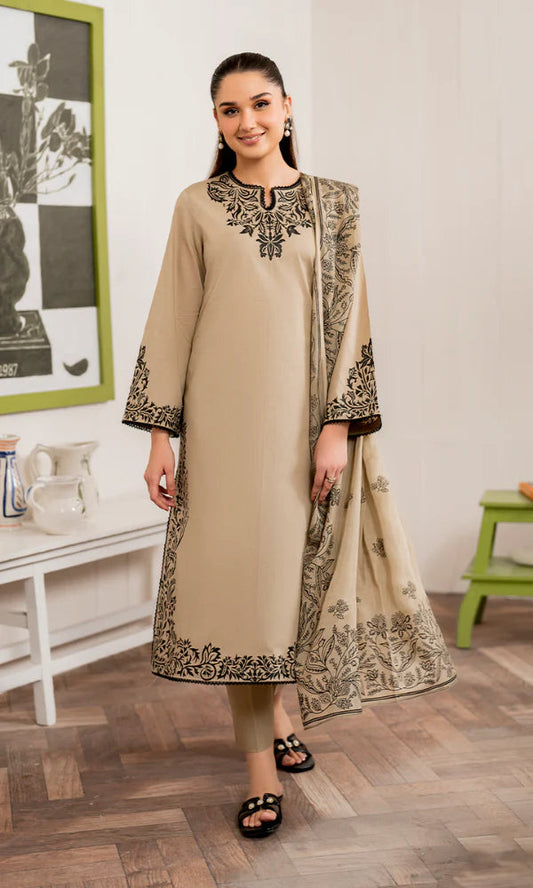 LIME LIGHT- 3Pcs Embroidered Summer Lawn Collection ARC-1013