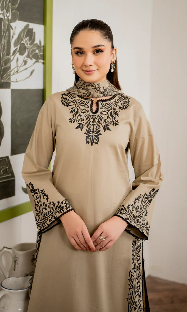 LIME LIGHT- 3Pcs Embroidered Summer Lawn Collection ARC-1013