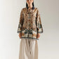 ETHNIC - Silk Unstitched Collection - 2-PC  Kaftan Style - ARC-1086-2pc