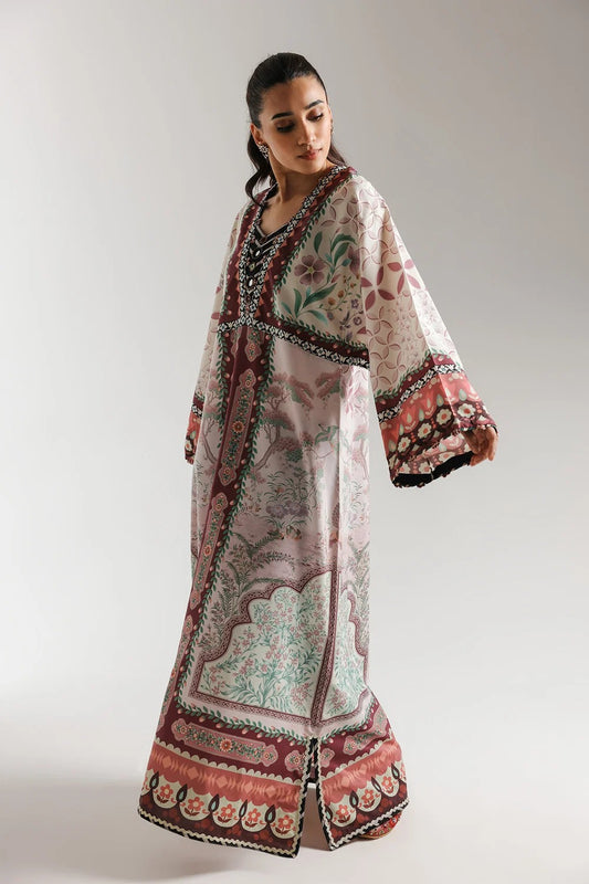 ETHNIC - Silk Unstitched Collection - 2-PC  Kaftan Style - ARC-1089-2pc