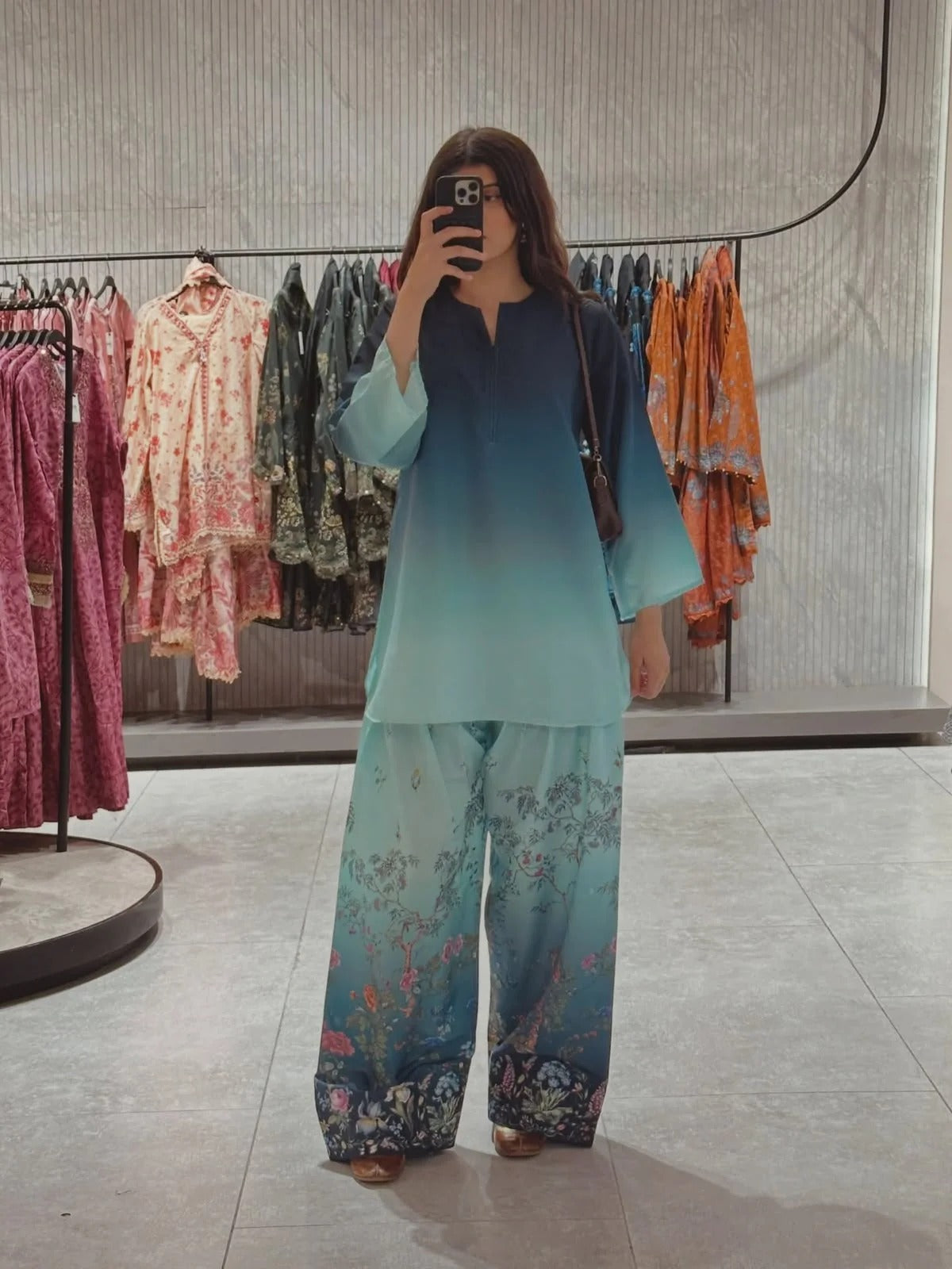 ETHNIC - Silk Unstitched Collection - 2-PC  Kaftan Style - ARC-1091-2pc