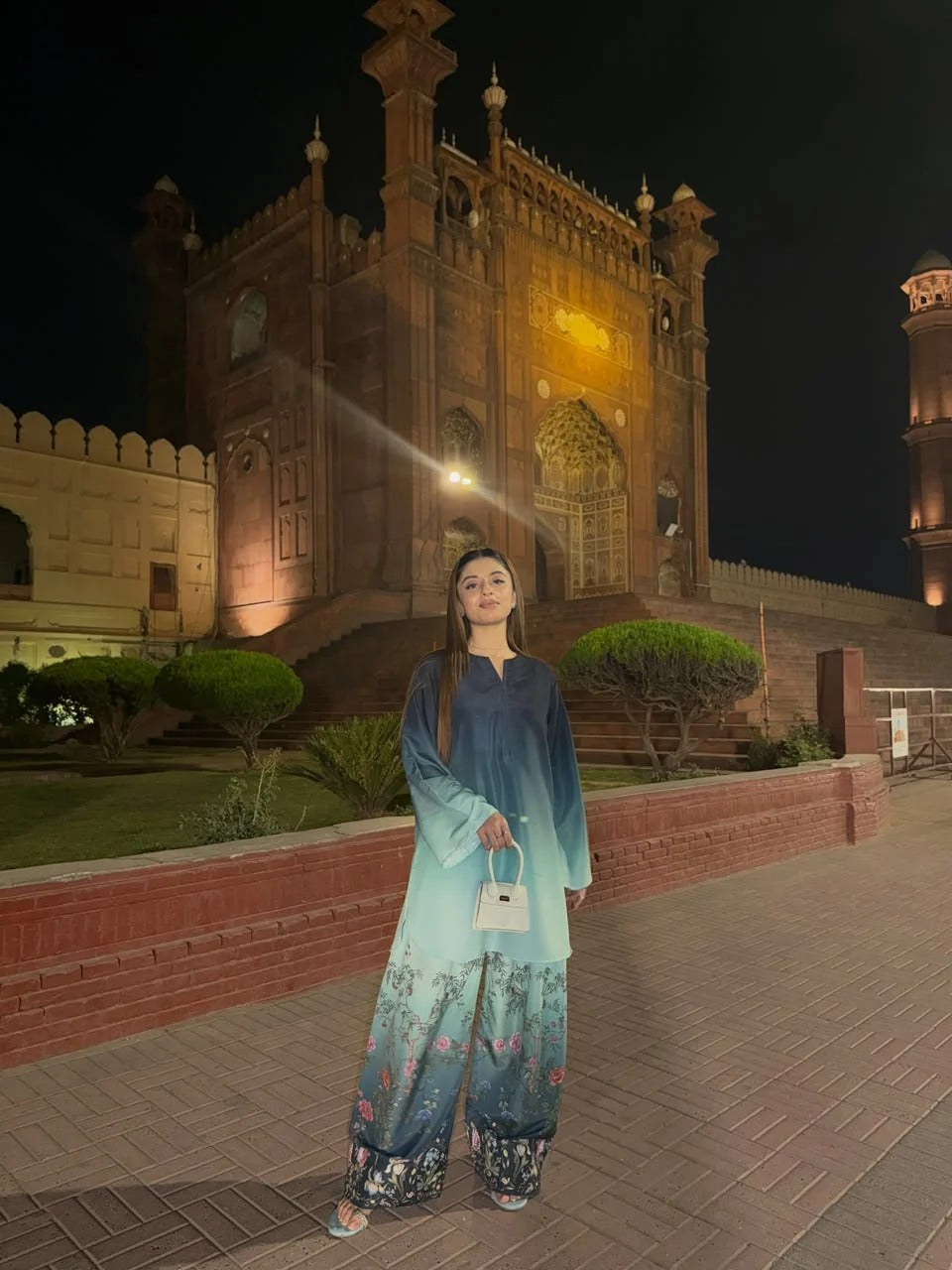 ETHNIC - Silk Unstitched Collection - 2-PC  Kaftan Style - ARC-1091-2pc