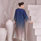 LuluSar - Silk Unstitched Collection - 2-PC  Kaftan Style - ARC-1092-2pc