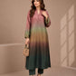 LuluSar - Silk Unstitched Collection - 2-PC  Kaftan Style - ARC-1093-2pc