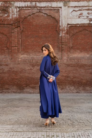 MAYA - Silk Unstitched Collection - 2-PC  Kaftan Style - ARC-1094-2pc