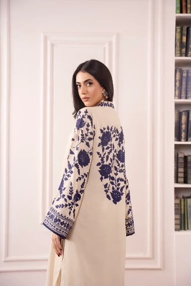SHANAYA - Silk Unstitched Collection - 2-PC  Kaftan Style - ARC-1096-2pc