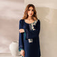 MAAHE - Silk Unstitched Collection - 2-PC  Kaftan Style - ARC-1097-2pc