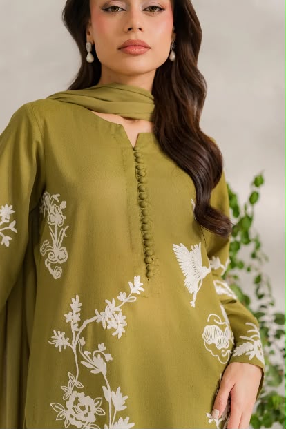 Mehrnaz - Silk Unstitched Collection - 2-PC  Kaftan Style - ARC-1099-2pc
