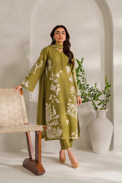 Mehrnaz - Silk Unstitched Collection - 2-PC  Kaftan Style - ARC-1099-2pc