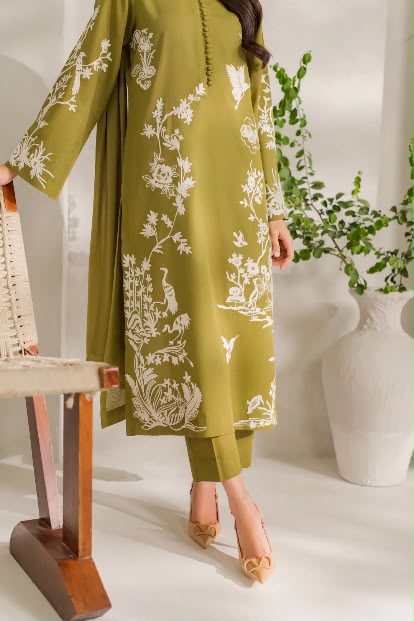 Mehrnaz - Silk Unstitched Collection - 2-PC  Kaftan Style - ARC-1099-2pc