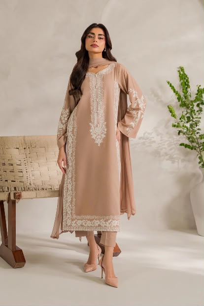 Anoosh - Silk Unstitched Collection - 2-PC  Kaftan Style - ARC-1100-2pc
