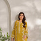 Jahanara - Silk Unstitched Collection - 2-PC  Kaftan Style - ARC-1101-2pc