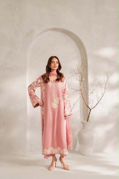 Emani - Silk Unstitched Collection - 2-PC  Kaftan Style - ARC-1102-2pc