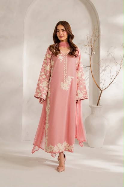 Emani - Silk Unstitched Collection - 2-PC  Kaftan Style - ARC-1102-2pc