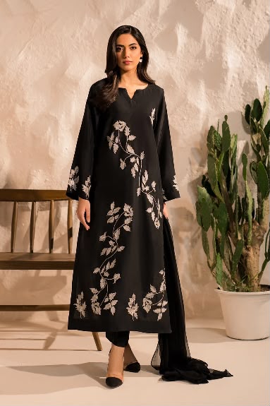 Deja- Silk Unstitched Collection - 2-PC  Kaftan Style - ARC-1105