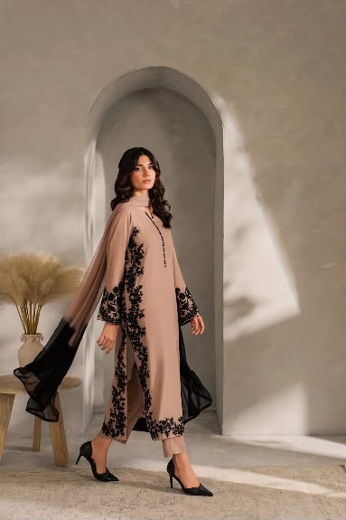 Remi - Silk Unstitched Collection - 2-PC  Kaftan Style - ARC-1104-2pc